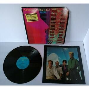 A Flock Of Seagulls Listen Vinyl LP Record New Wave SynthPop Wishing Promo Hype